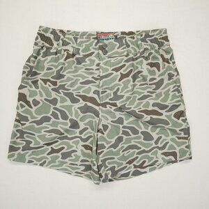 Burlebo Men's Everyday Shorts "Retro Duck Camo" pattern Size S Activewear